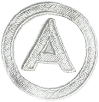 AKW Logo gestickt